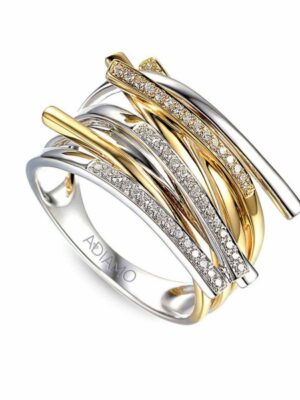 Pierścionek z diamentami R68391  YW