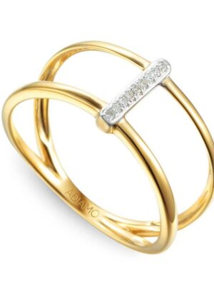 Pierścionek z diamentami R64659 Y ADIAMO