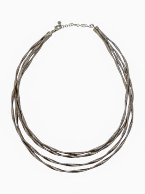 Srebrna, modna kolia pr.925