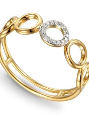 Pierścionek z diamentami R75325 Y Adiamo