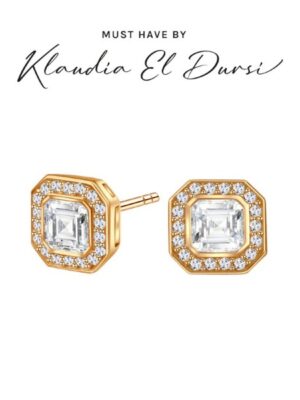 Kolczyki złote z cyrkoniami FB19421 Verona