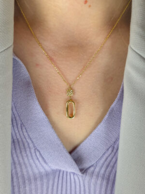 Złoty naszyjnik pr.585 Dall'Acqua C8/PS/C156/017 CO225597