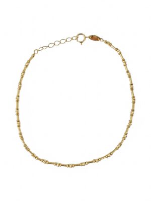 Złota, subtelna bransoletka pr.585