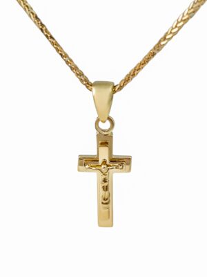 Złoty krzyżyk, krucyfiks pr.585