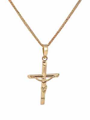 Złoty krzyżyk, krucyfiks pr.585