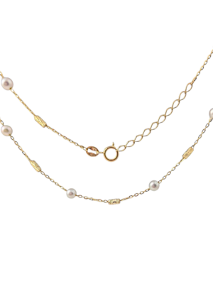 Złoty, subtelny naszyjnik pr.585