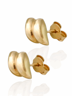 Złote, spiralne kolczyki na sztyft Au 585 OR247000