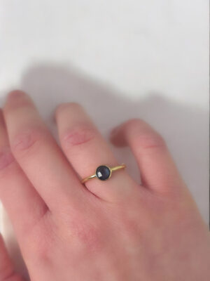 Złoty pierścionek z topazem pr.585 DALL'ACQUA D9/PA/A146/238