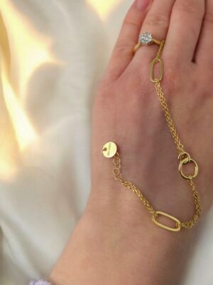 Złota bransoletka pr.585 DALL'ACQUA F5/NU/B14196 BR247550