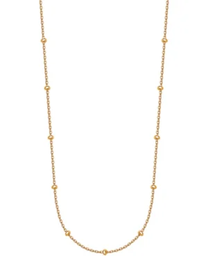 Łańcuszek złoty - kulki verona AA19137