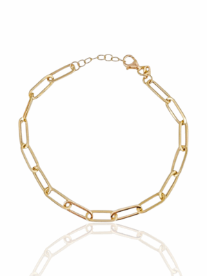 Złota bransoletka, splot ankier DALL'ACQUA BR247638