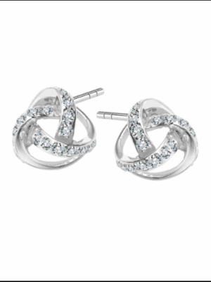 Kolczyki srebrne z cyrkoniami Verona KS36812