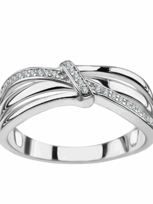 Pierścionek srebrny z cyrkoniami verona IPCW038