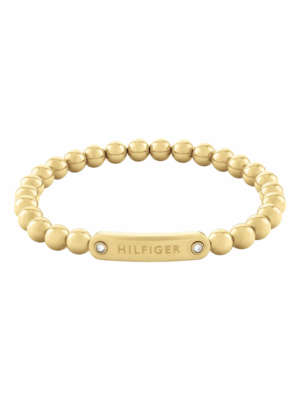 Bransoletka Tommy Hilfiger 2780935 – Złocona stal nierdzewna z kryształkami