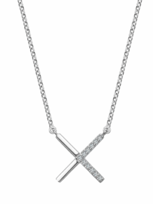 Naszyjnik srebrny z cyrkonią verona NW46760