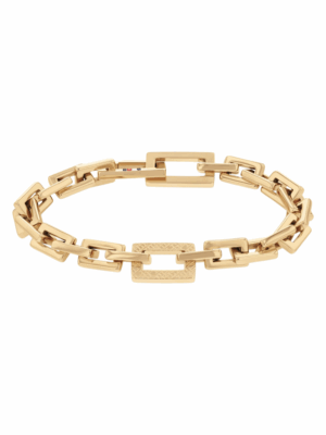 Bransoletka Tommy Hilfiger 2780869 – Złocona stal nierdzewna z elementami ozdobnymi