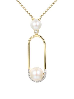 Kolia z diamentami i perłami N11879 Y PL Adiamo