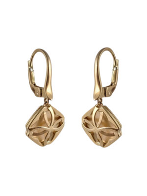 Złote kolczyki, kwadrat DALL'ACQUA OR258860