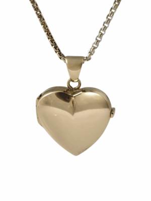 Złote puzderko, przewieszka serce pr.585