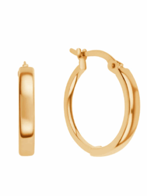 Kolczyki złote - koła VERONA JZ20468