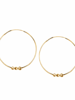 Kolczyki złote - koła verona HA19627