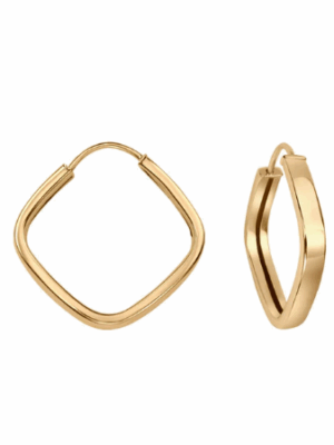 Kolczyki złote - koła - 585 Verona JZ16420