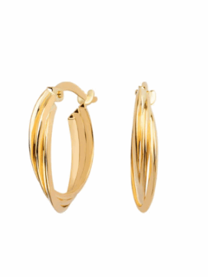 Kolczyki złote - koła Verona  JZ19717