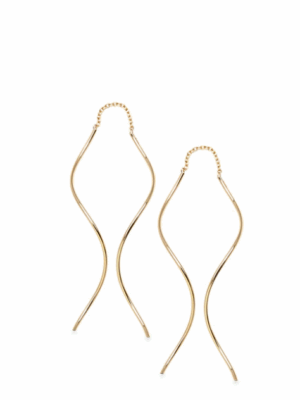 Kolczyki złote - przeciągane VERONA JZ13952