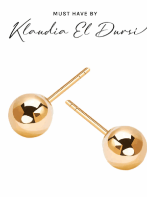 Kolczyki złote - kulki Verona FA16314