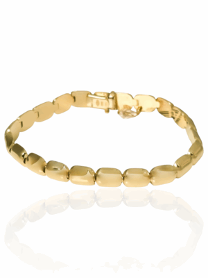 Złota, klasyczna bransoletka DALL'ACQUA pr.585