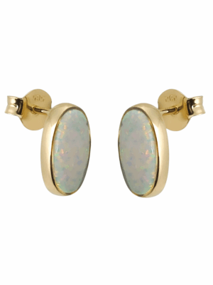 Złote kolczyki na sztyft pr.585