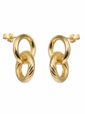 Złote kolczyki na sztyfcie DALL'ACQUA OR259373