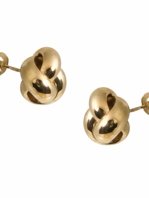 Złote kolczyki zawijasy DALL'ACQUA OR251000