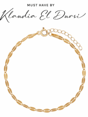 Bransoletka srebrna pozłacana VERONA BS54569