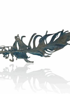 Srebrna broszka, liść, Dorian Grabowski