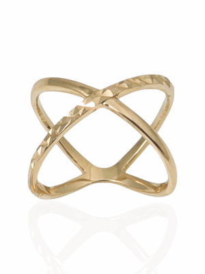 Złoty pierścionek w x pr.585