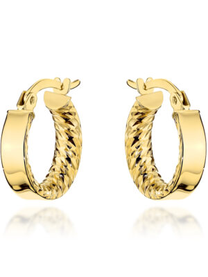 Złote koła diamentowane od środka pr.585