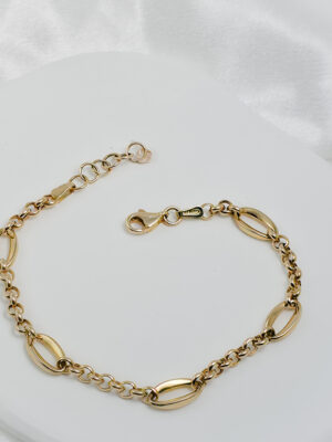 Złota elegancka bransoletka pr.585