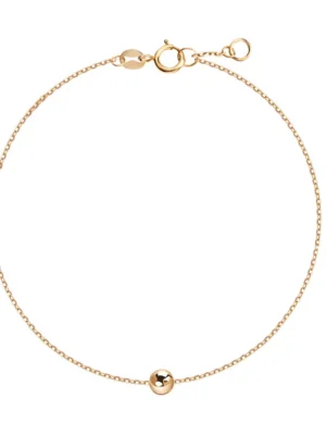 Bransoletka złota - kulka  BZ19427