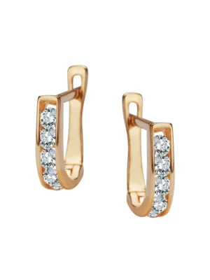 Kolczyki złote z cyrkoniami GX00120