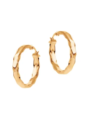 Kolczyki złote - koła JX19747