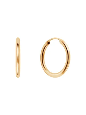 Kolczyki złote - koła - 585 JZ00123