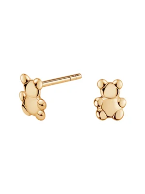 Kolczyki złote - misie - Bambini KX21260