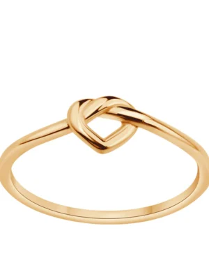 Pierścionek złoty - serce - Mommy & Me PX20027