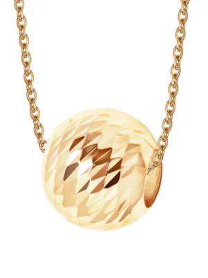 Zawieszka złota - kulka  ZX17981