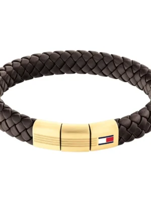 TOMMY HILFIGER BRANSOLETKA MĘSKA BRĄZOWA 2790671