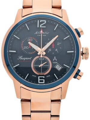Zegarek Atlantic Sapphire Chronograph męski 87466.44.55