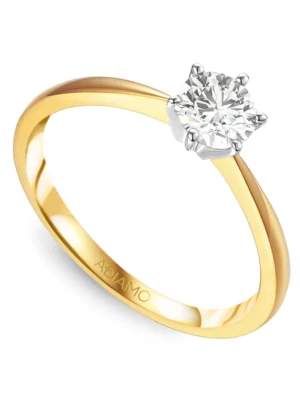 Pierścionek z diamentem R34130 YW