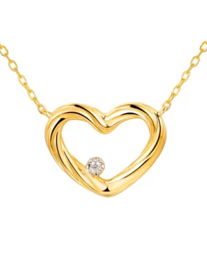 Naszyjnik z diamentem N12720 Y C
