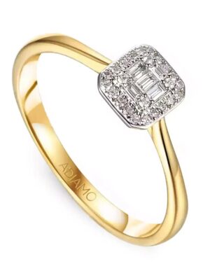 Pierścionek z diamentami R71618 Y
